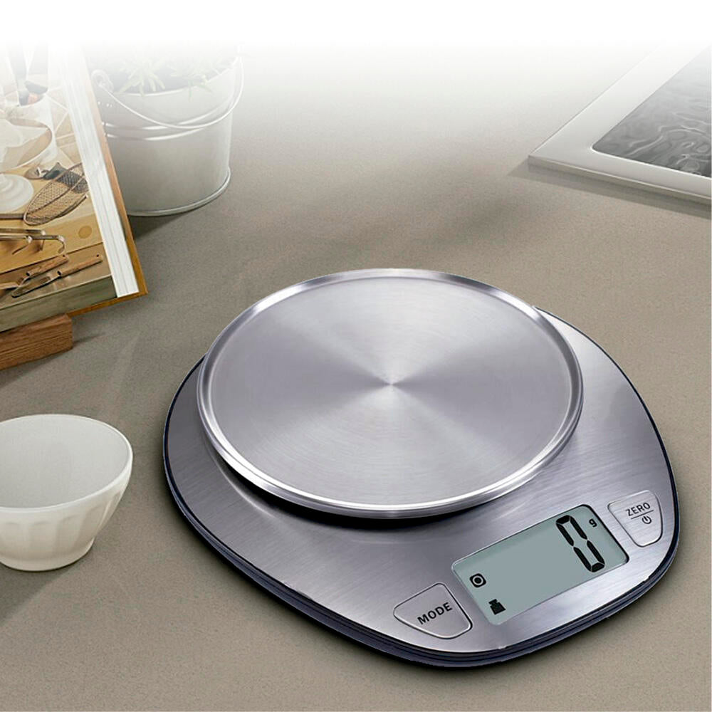 Báscula de Cocina Digital de Precisión 5 kg Acero Inoxidable