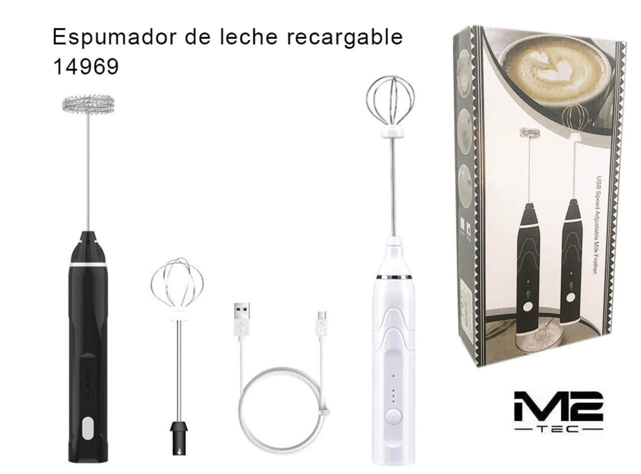 Espumador de Leche Eléctrico Manual para Café Cremoso