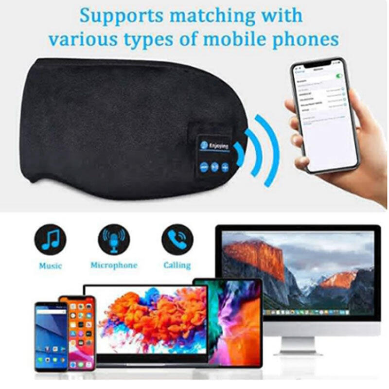 Antifaz para Dormir con Auriculares Bluetooth Integrados