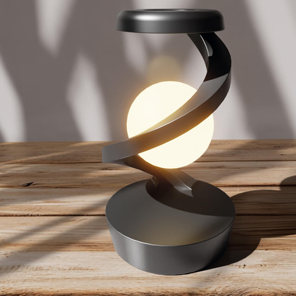 Lámpara LED de Luna Flotante 3D con Carga Inalámbrica