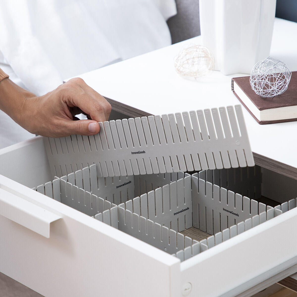 Organizador de Cajones Ajustable Modular 16 Piezas