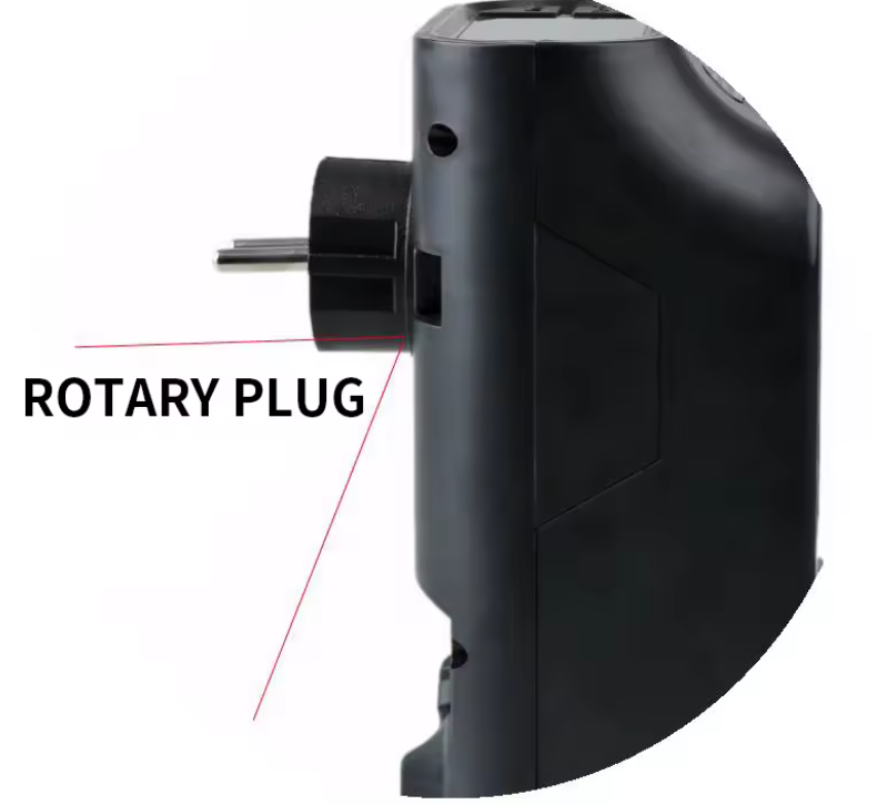 Calefactor Eléctrico Portátil Enchufable 1000W con Control Remoto