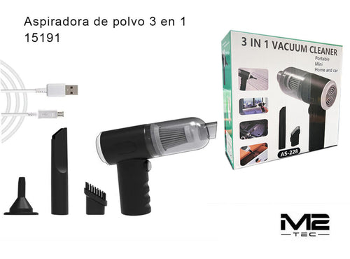 Aspiradora Multifuncional 3 en 1 Vertical y de Mano Compacta