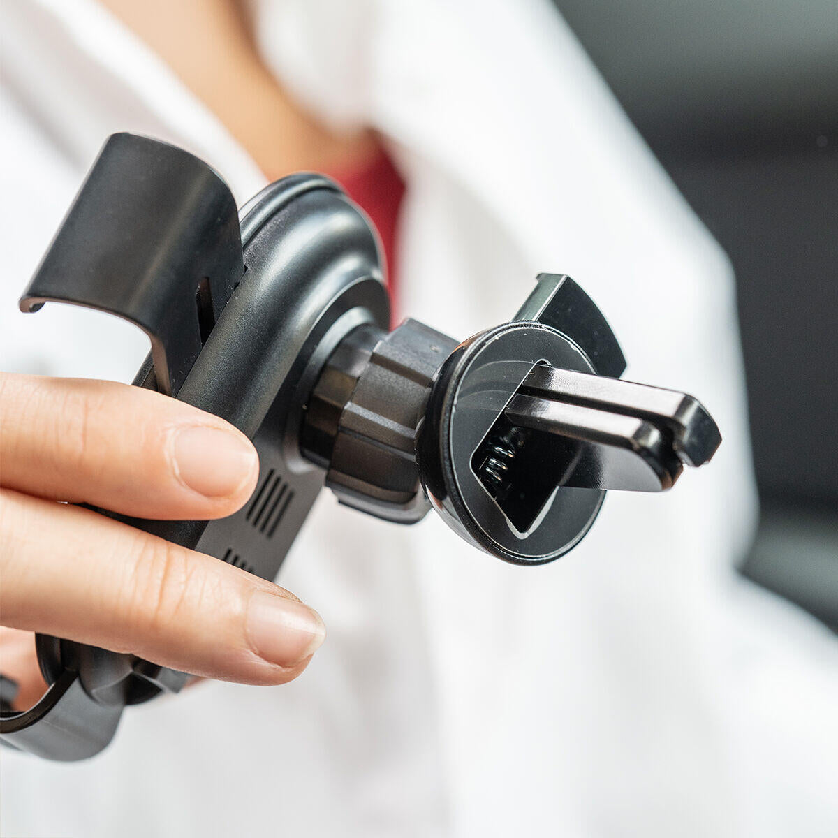 Soporte para Móvil con Carga Inalámbrica Rápida para Coche 15W