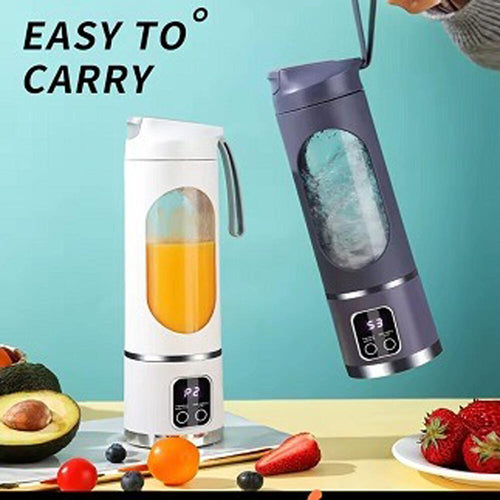 Batidora Portátil Inalámbrica Recargable 450 ml con Pantalla Digital