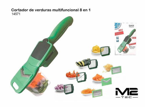 Cortador de Verduras Multifuncional 8 en 1 Compacto