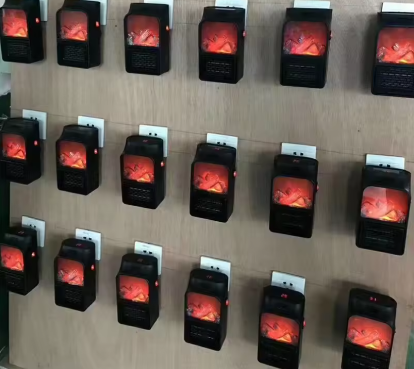 Calefactor Eléctrico Portátil Enchufable 1000W con Control Remoto