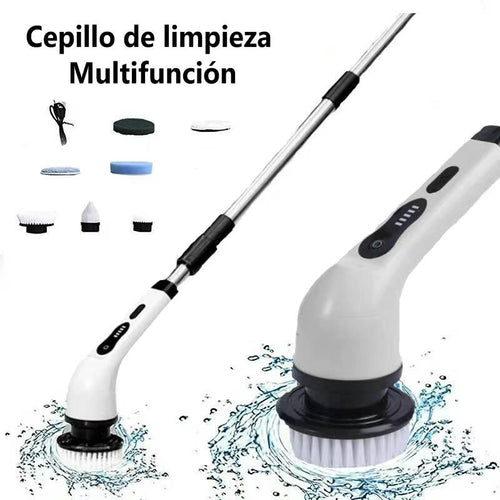 Cepillo Eléctrico de Limpieza Multifuncional 7 en 1 Recargable
