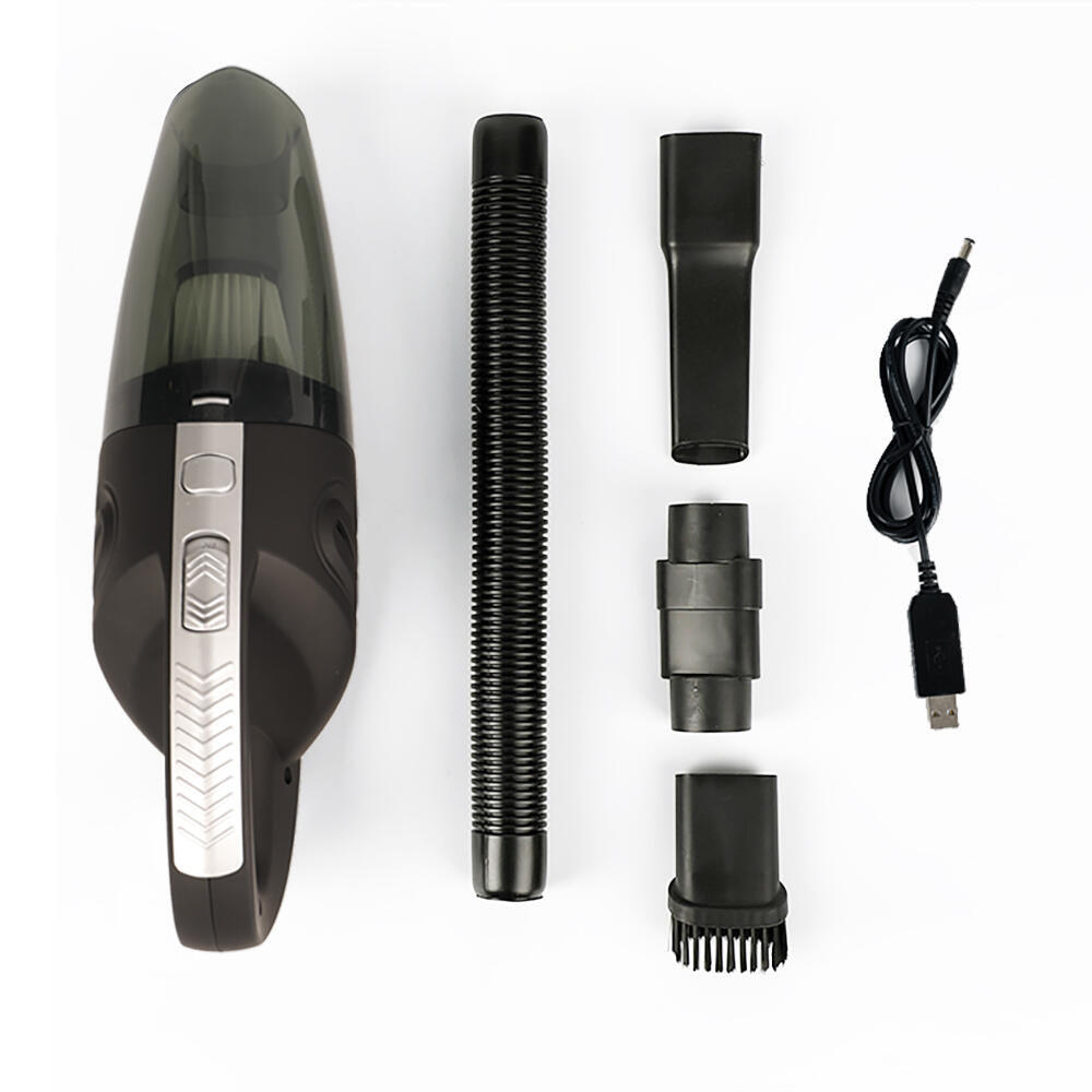 Aspiradora de Mano Inalámbrica 120W Recargable para Coche y Hogar