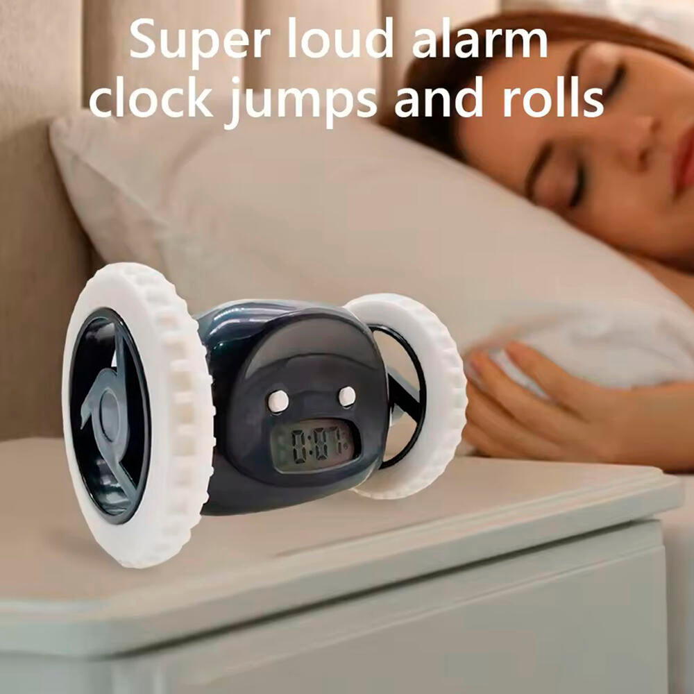 Despertador Digital con Ruedas Antisnooze de Alta Potencia