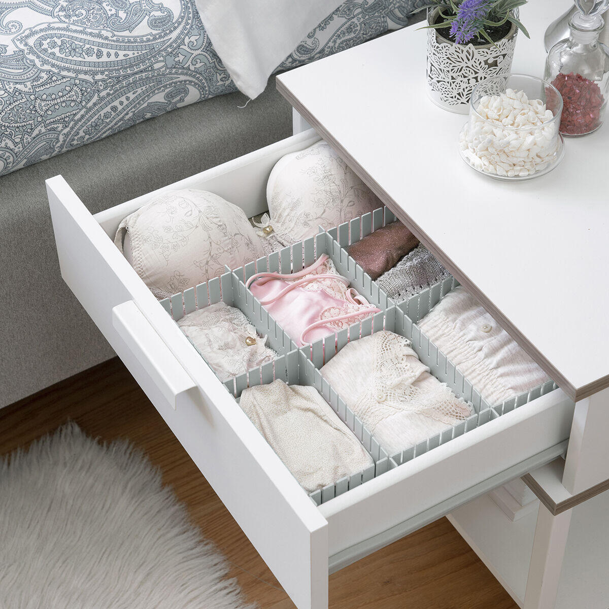 Organizador de Cajones Ajustable Modular 16 Piezas