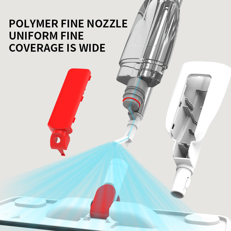 Mopa con Pulverizador 360° de Microfibra Recargable